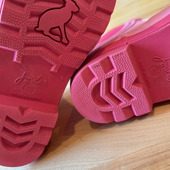 Girls Joules Pink Unicorn Rain Boot Wellies in size 2 🦄 Short Unicorn Boots - Picture 11 of 11